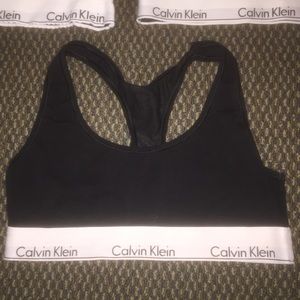 Calvin Klein Black Bralette